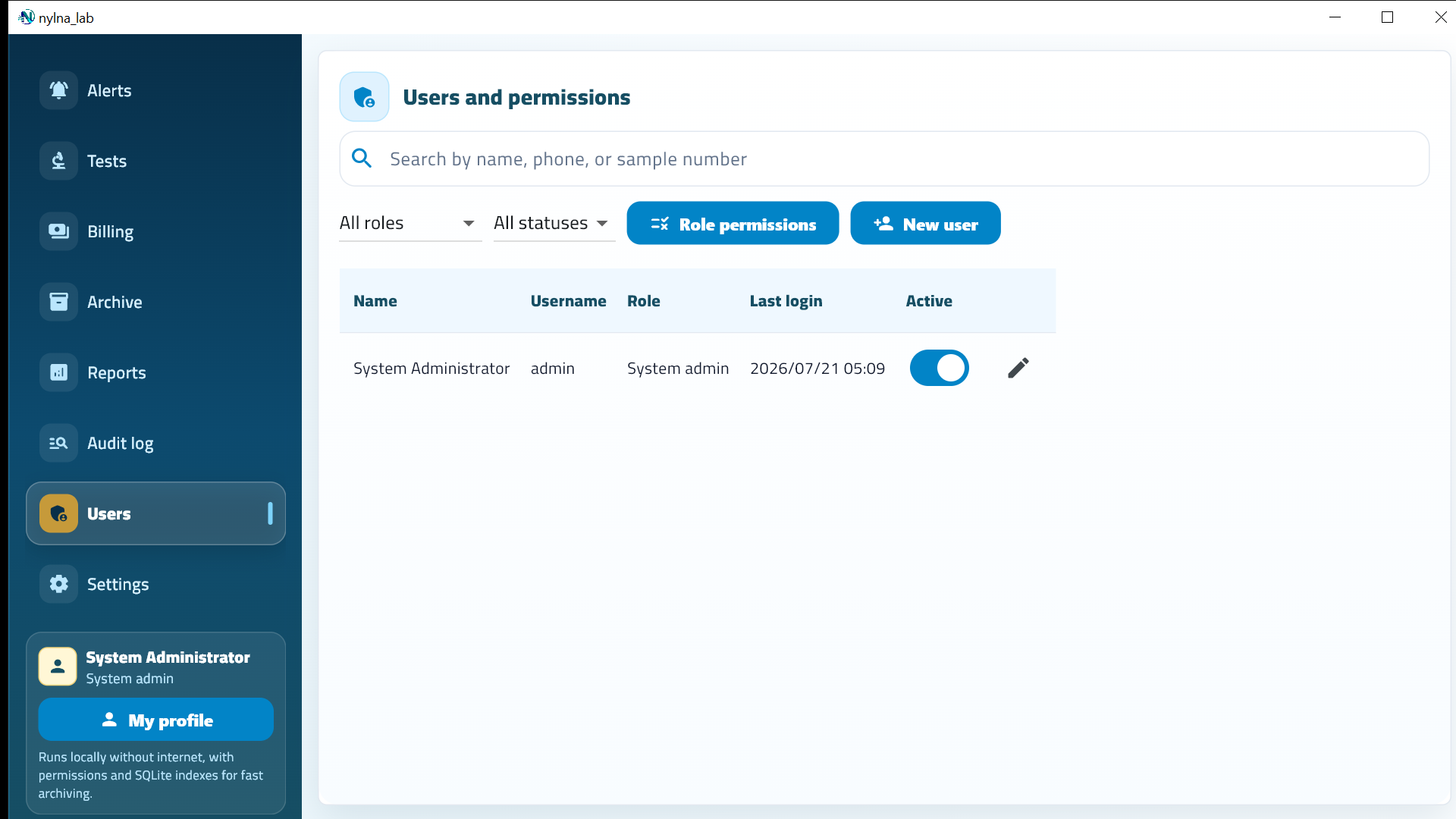 Users & roles